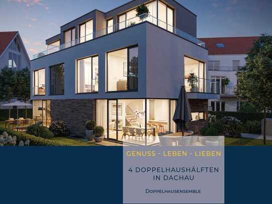 Neubau von 4 DHH in gehobener Ausstattung in Dachau