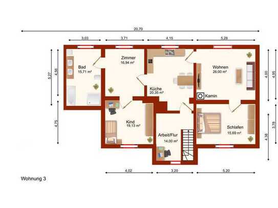 Ansprechende 4-Zimmer-Wohnung mit gehobener Innenausstattung in Wanzleben-Börde