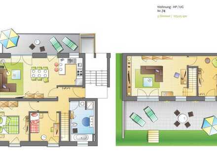 5-Zimmer Maisonettewohnung im Proviantbachquartier mit Balkon und Terrasse