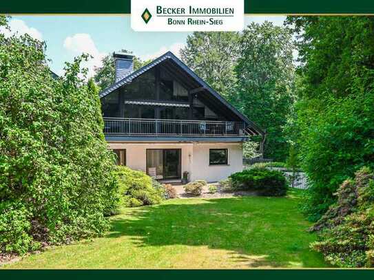 Attraktives Einfamilienhaus mit PKW-Garage, großem Garten & Sauna in ländlicher Lage von Vettelschoß
