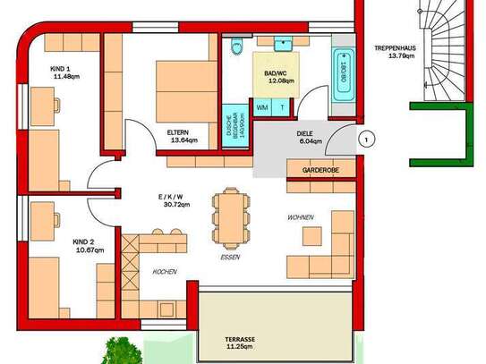 NEU * ERSTBEZUG * MODERNE 4-Zi. WHG inkl. EBK, TERRASSE * KELLER * UVM