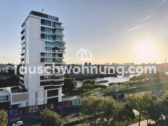 Tauschwohnung: F-Hain, 3 Zimmer, 2 Balkone, Spreeblick, Neubau!