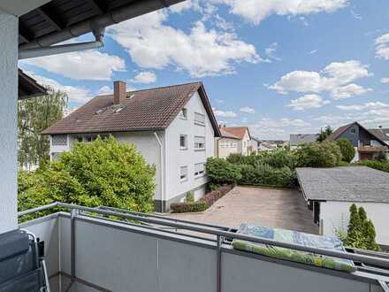WG-geeignet: Moderne Zweizimmerwohnung mit Balkon in ruhiger Wohnlage in Eppelheim