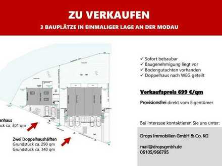 Direkt vom Eigentümer: Doppelhaus (Zwei Doppelhaushälften) Baugrundstück