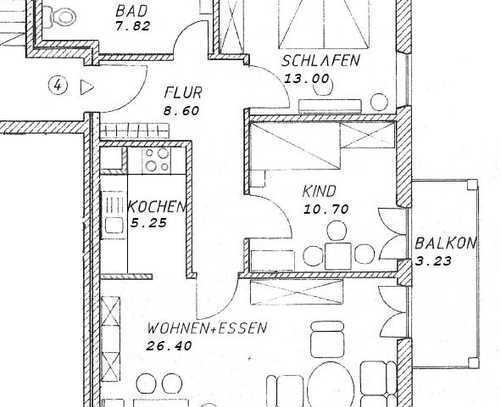 3 ZKB - Wohnung mit Balkon in Schrobenhausen