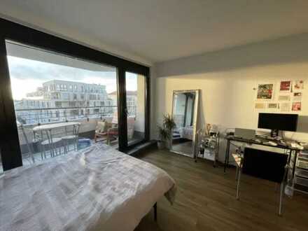 Exclusive 1-room apartment with balcony and fitted kitchen in Darmstadt