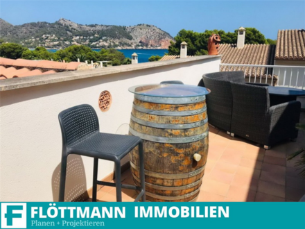 Penthouse-Wohnung mit fantastischem Meerblick in Canyamel!