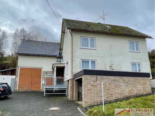 Herbstangebot - Einfamilienhaus mit Scheune in Bad Laasphe - Fischelbach zu verkaufen.