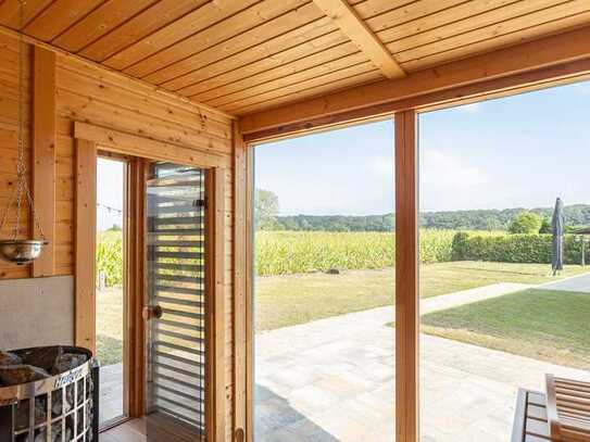 Ihr Traumhaus mit unverbaubarem Blick und Sauna