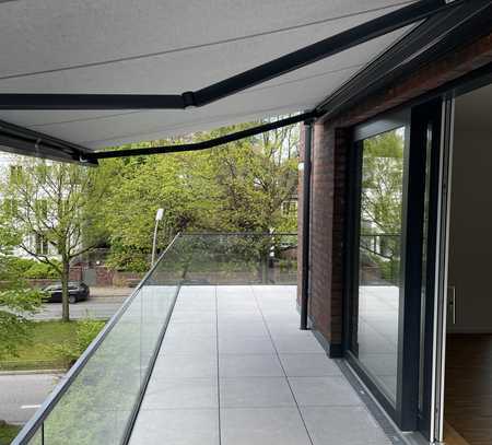 Hochwertige Penthouse-Neubau-Wohnung in Elbnähe zu vermieten, mit Dachterrasse