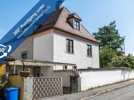 Seltene Gelegenheit! 
Bestlage Passau-St. Anton: Wohnhaus mit schön eingewachsenem Gartengrundstück