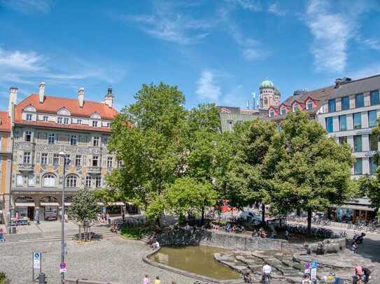 Top-Lage 2 Minuten vom Marienplatz: Büros mit Panoramablick auf Rindermarkt