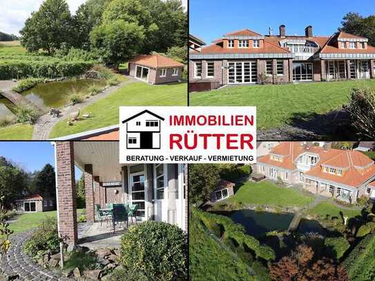 Familienfreundliche Villa mit traumhaftem Gartenparadies in Kerken-Nieukerk, Schwimmbad, 3 Garagen