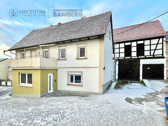 Renoviertes Wohnhaus mit Scheune und Garage im Ortskern