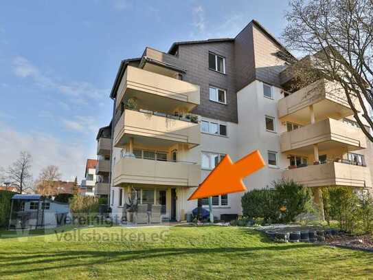 Attraktive 3,5-Zimmer-Erdgeschosswohnung mit großem Garten in guter Lage