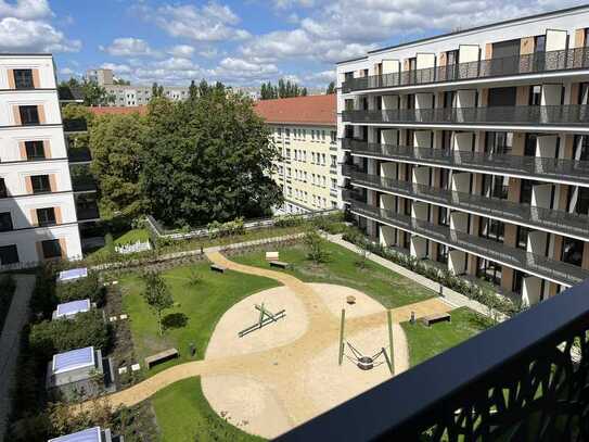 Neubau: 3 Zimmer Apartment mit Balkon und Einbauküche