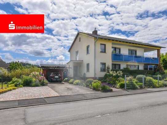 Ein-Zweifamilienwohnhaus mit tollem Garten, Stellplatz und Garage in Weilburg-Gaudernbach