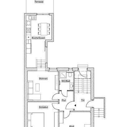 Frisch sanierte Erdgeschosswohnung in ruhiger Lage / Erstbezug