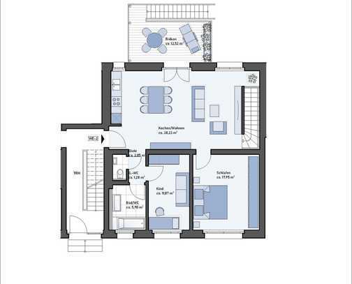 Aachen-Hörn: Exklusive ETW - Erstbezug - ca. 117 m² mit Garten in kernsaniertem 6- Familienhaus