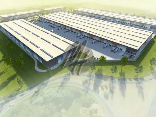 KEINE PROVISION ✓ NEUBAU ✓ Lager-/Logistikflächen (20.000 m²) & variabel Büro-/Mezzanineflächen