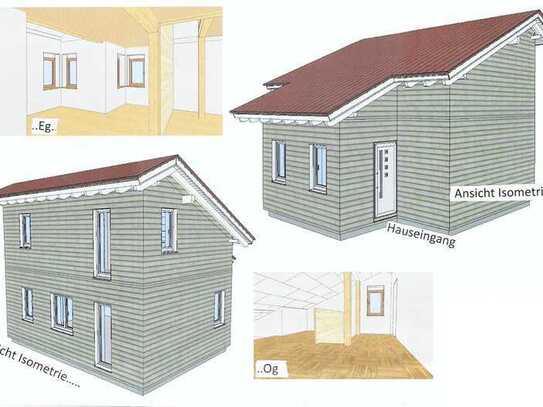 Modern gestaltete Wohnhäuser ab 62m² -Nachhaltige Holzbauweise mit hervorragender Wärmedämmung