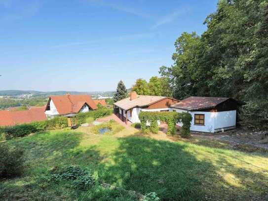 Einfamilienhaus mit großem Grundstück in herrlicher Ortsrandlage in Niederfüllbach bei Coburg