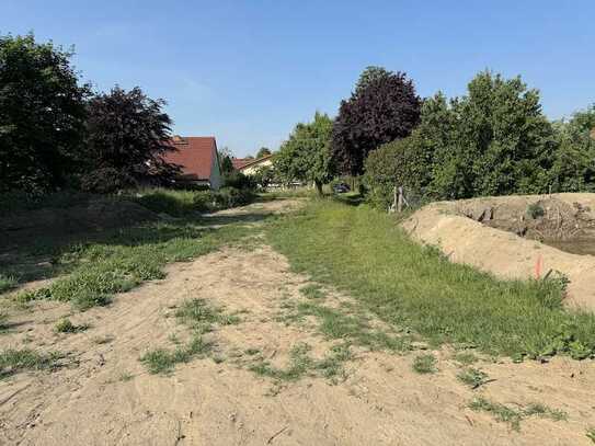 hinteres Baugrundstück für 1 Familienhaus Bebauung