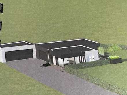 Neubau Büro mit gedämmter Halle und Garage