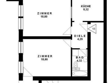 Ruhige zentrale Innenstadtlage - 2 ZKB Balkon