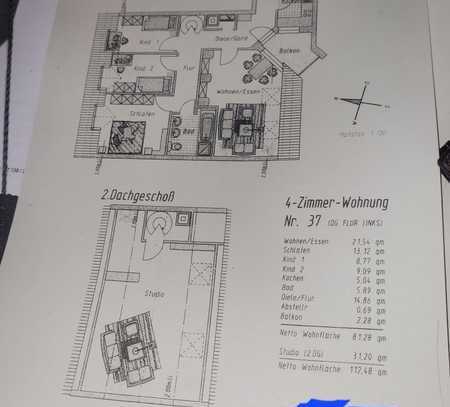 Geschmackvolle, vollst. renovierte 5-Zimmer-Maisonette-Wohnung mit geh. Innenausstattung mit EBK