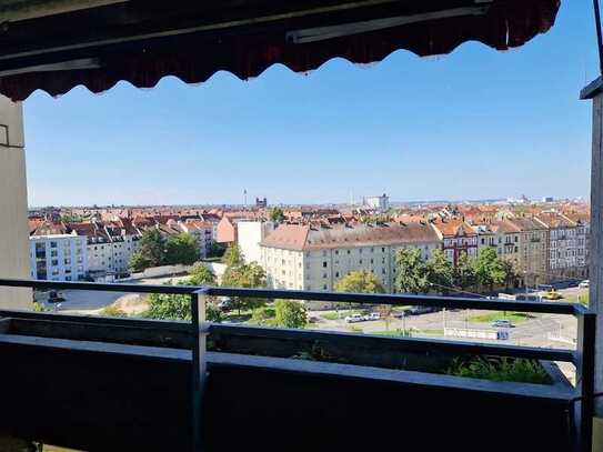 2-Zimmer-Wohnung mit tollem Ausblick auf Nürnberg