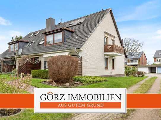 Gepflegte Maisonette Wohnung mit 99 m² Wohn- und Nutzfläche - Gartennutzung, eigenem Pavillion, Gar