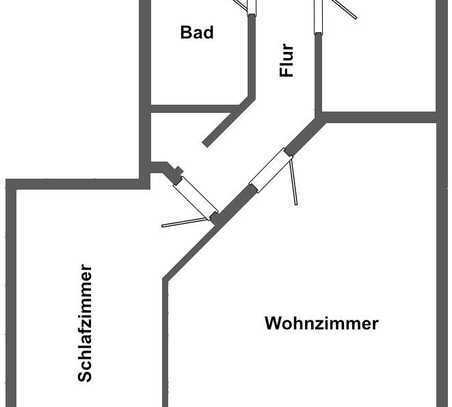 Freundliche 2-Zimmer-Wohnung in Sankt Augustin