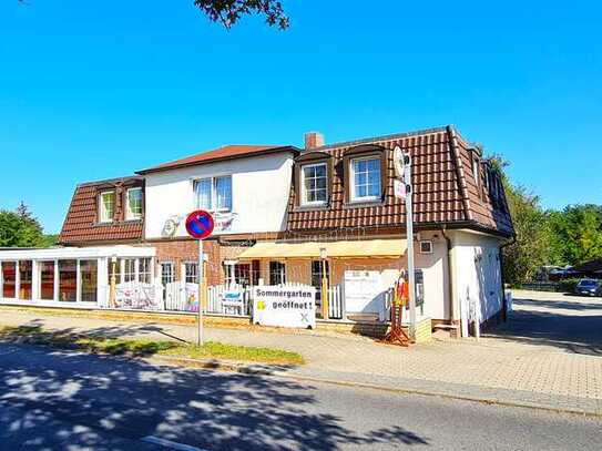 ATTRAKTIVES GEWERBEOBJEKT MIT POTENTIAL- PENSION+RESTAURANT+BUNGALOW MIT BOOTSANLEGER AM WERLSEE!