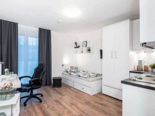 Komplett möbliertes, modernes Studentenapartment (18 qm)