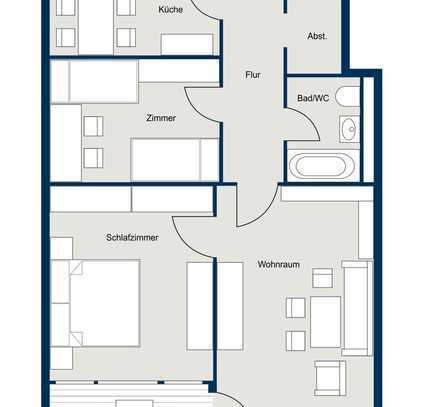 +++Mach es Dir schön+++
3 Zimmer Wohnung in der Dülferstrasse 14