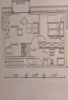 Perfekte Wohnung für den Single - Haushalt