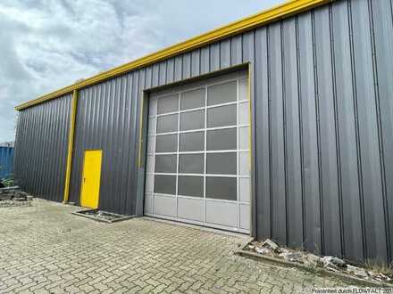 Halle mit Büro und Freifläche im Gewerbegebiet in Eggenstein