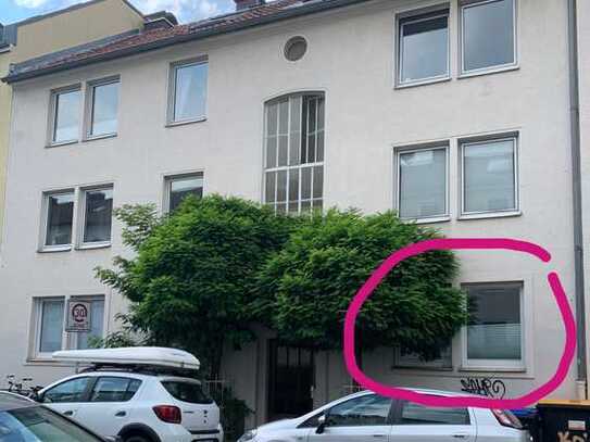 2-Zimmer-Erdgeschosswohnung mit Balkon und EBK