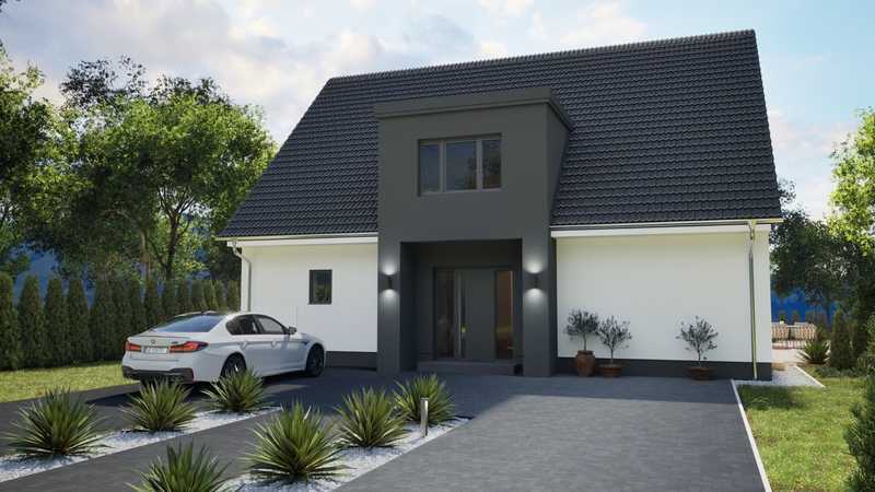 Grosses Grundstück | Moderne Architektur | Neubau, massiv, FBH, A+, PV-Anlage, Bodenplatte