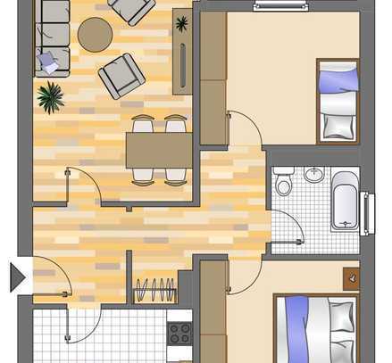 3-Zimmer-Wohnung in Neuss Erfttal