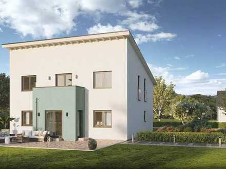 Großzügiges Wohnen: Entdecke dieses 190 m² Traumhaus mit modernem Pultdach!