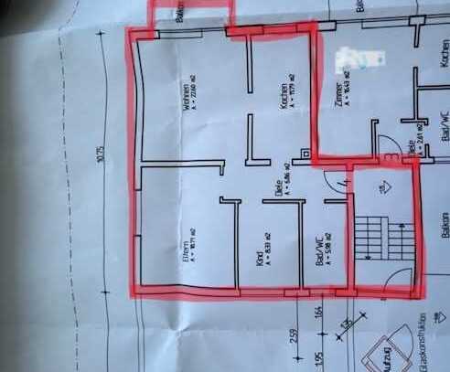 Schöne 3 ZKBB-Wohnung in der Natur