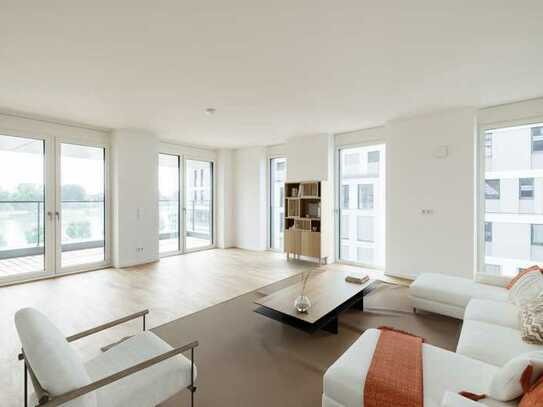 Luxuriöse 4-Zimmer Neubauwohnung mit Blick auf den Rhein im 4.OG