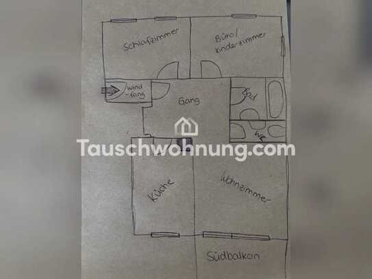 Tauschwohnung: Tauschen traumhafte 3-Zimmer Wohnung gegen Haus