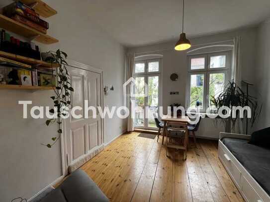 Tauschwohnung: Helle Altbau Südwestbalkon 38qm ruhig Gleisdreieckpark