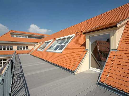 exklusives Dachgeschoss | 2 Terrassen | Parkett | Klimaanlage | Dusche & Wanne | EBK