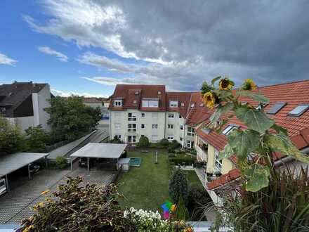 Familienfreundliche, ruhige 3-Zimmer Dachloggia-Whg. mit TG-Stellplatz mitten in Stein
