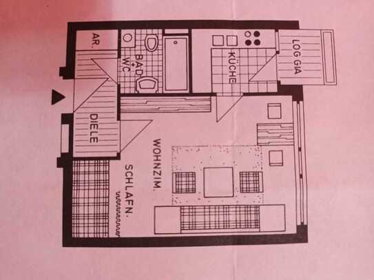 Herrliche 1-Zimmer-Wohnung mit EBK in 90449 Nürnberg mit Blick ins Grüne