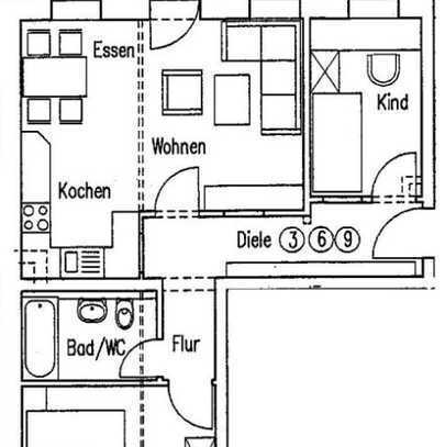 *3 Zimmer mit Balkon & Stellplatz in Chemnitz - Bernsdorf*